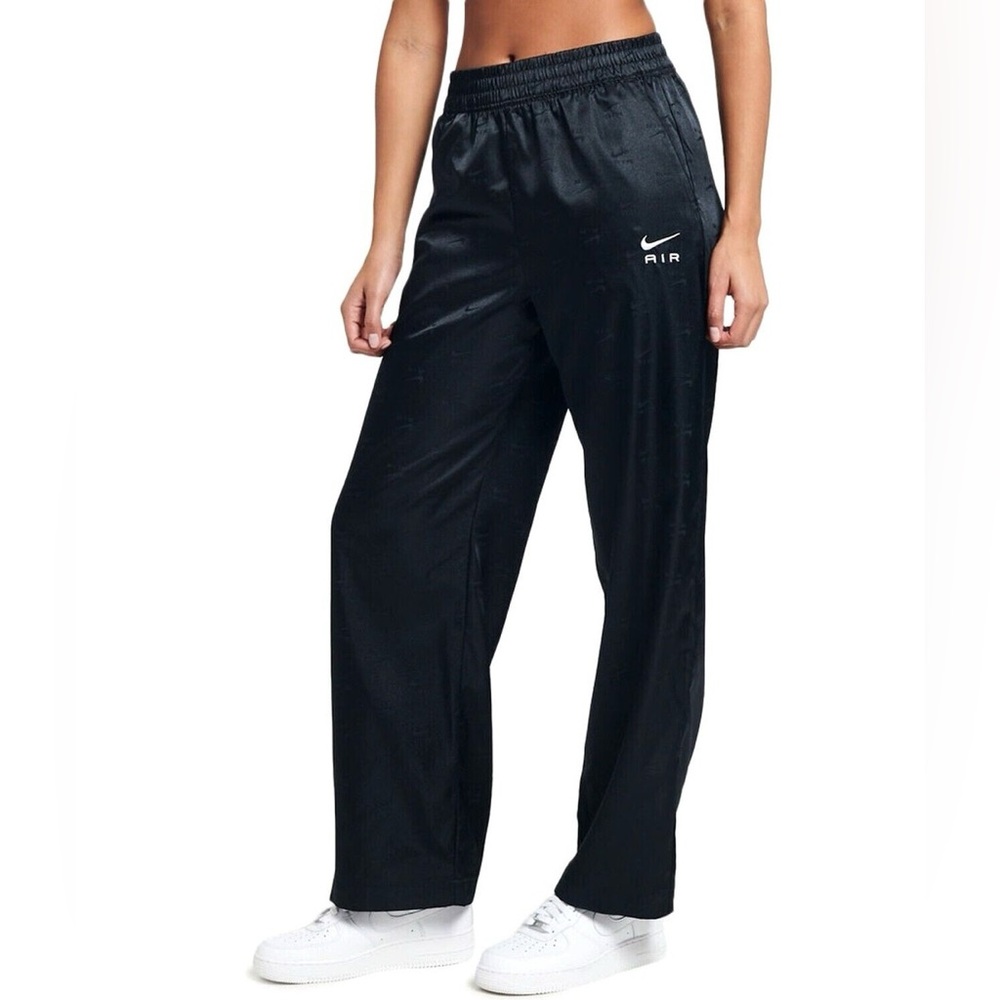 Nike Air Black Satin Wide Leg Women’s Pants